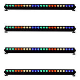 4x Réglettes de Barre QTX C-BAR 24 x 3W RGB DMX LED 1M